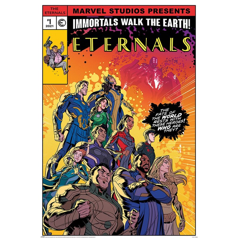 【漫威】永恆族 The Eternals 漫畫版封面 英國進口海報 - 海報/掛畫/掛布 - 其他材質 多色