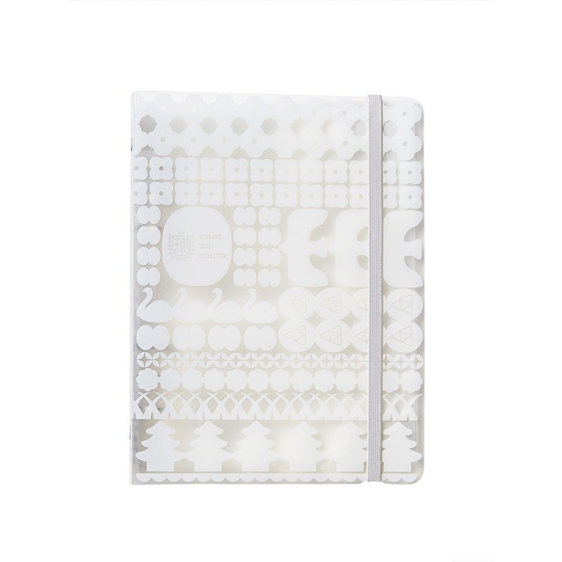 【KING JIM】Adult sticker collection loose-leaf book white - Folders & Binders - Other Materials White