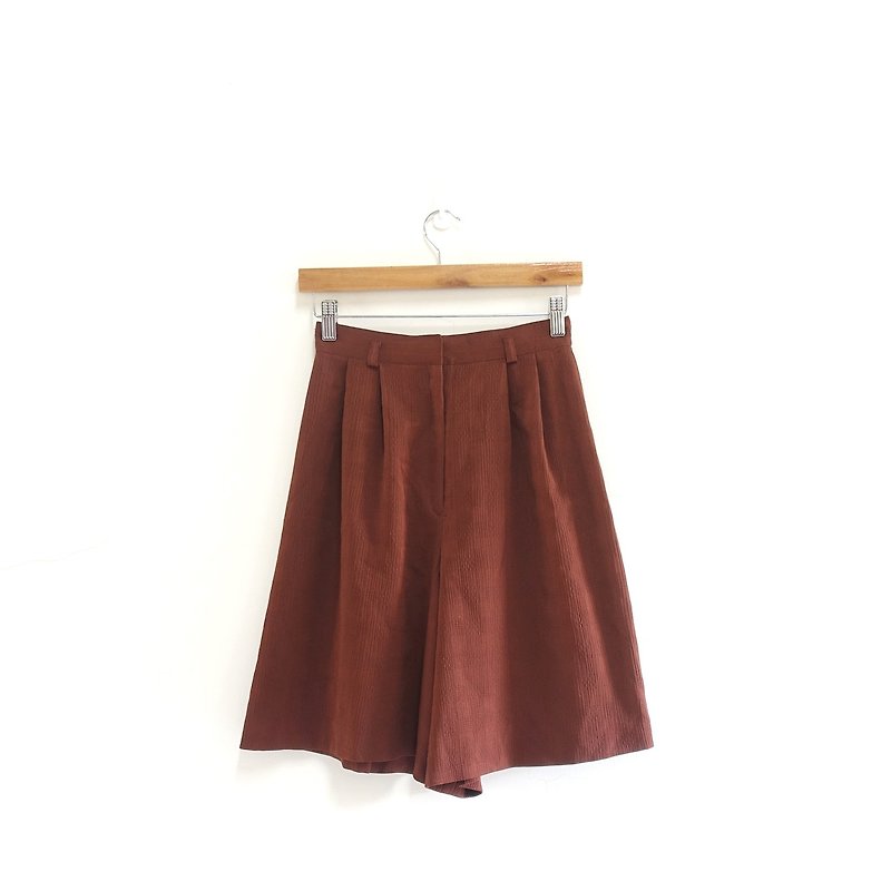 │Slowly│Brick red - vintage pants │vintage. Retro. Literature - Women's Pants - Other Materials Brown