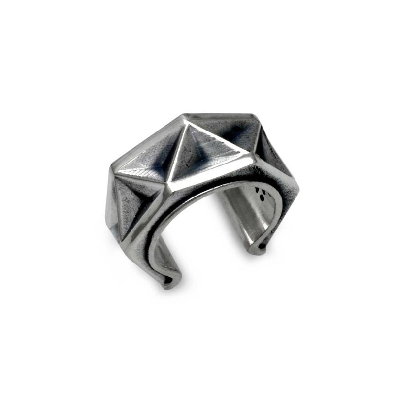 シルバー925 イヤーカフ/メンズ/片耳/送料無料/シルバーアクセサリー/彼氏プレゼント/シンプル/日本製/ec26 - 耳環/耳夾/耳骨夾 - 純銀 