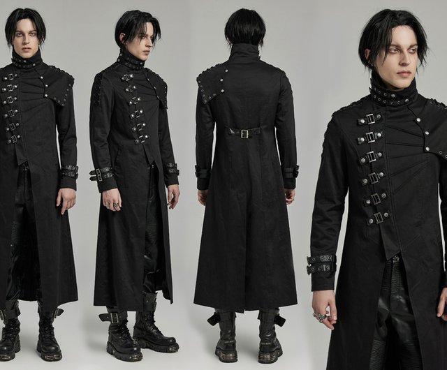 Long arm sunburst textured long coat/detachable shoulder