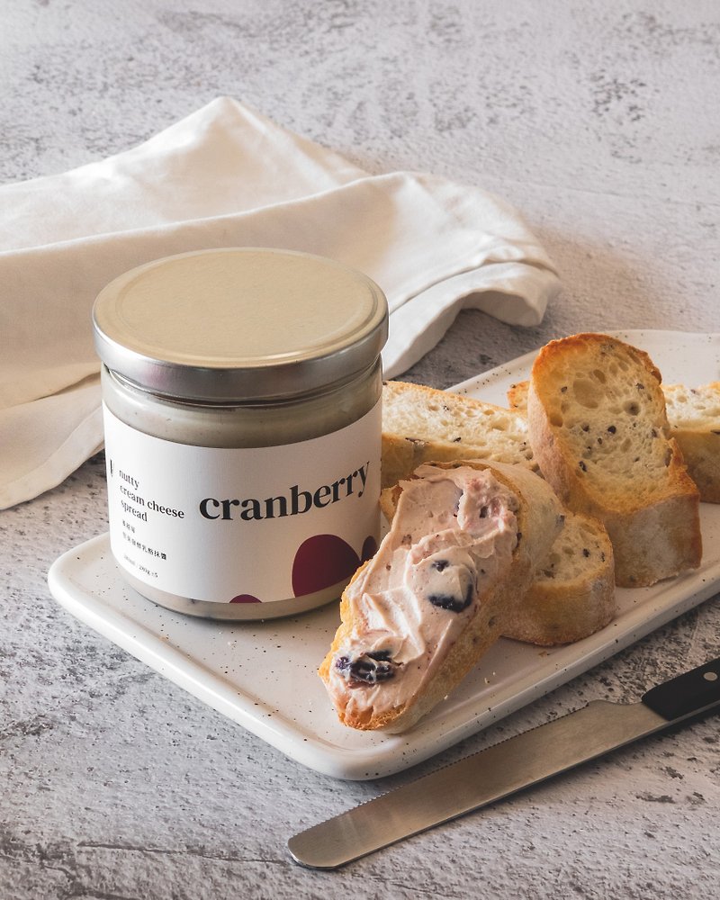 Cranberry Nut Cheese Fermented Spread - Jams & Spreads - Fresh Ingredients 