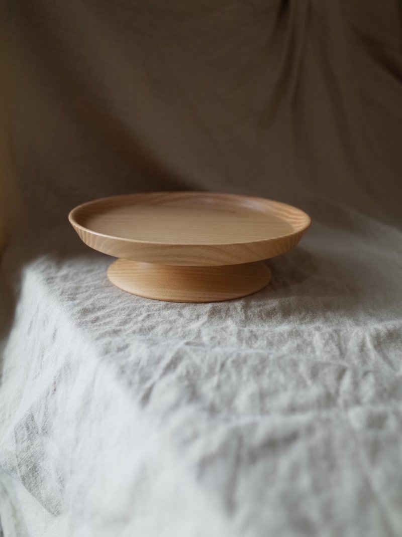 Ash Dessert Plate - Plates & Trays - Wood Khaki