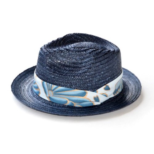 Ki-Yan Studio 麥稈草帽 - NAVY × Blue Fantasy