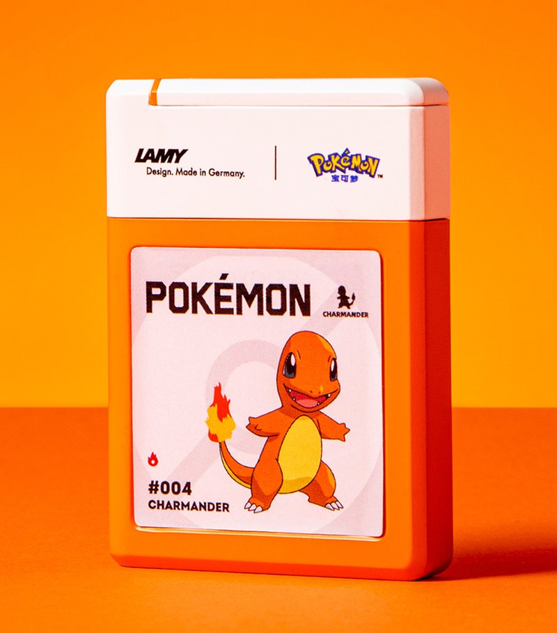 LAMY X POKÉMON / 卡式墨水管黑色 / 聯名限量-小火龍 - 墨水/鋼筆墨水 - 塑膠 黑色