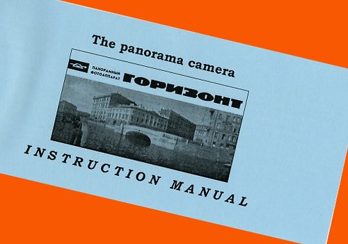 geokubanoid ENGLISH MANUAL fr OLD USSR HORIZON HORIZONT 35mm film camera INSTRUCTION BOOKLET