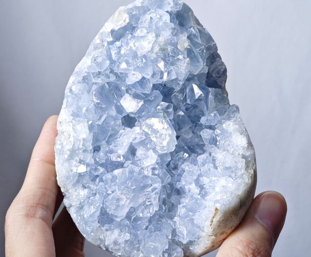 最高級ラピスラズリ天使石宝石型幸運招き飾り単品ギフト - ショップ