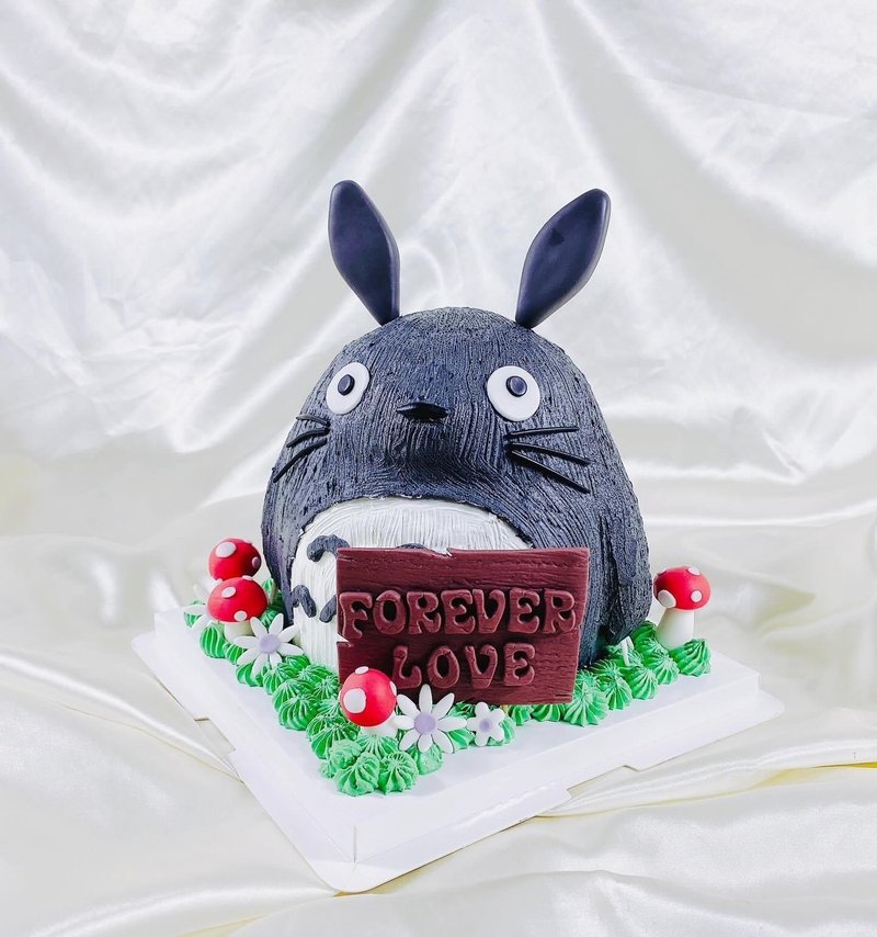 My Neighbor Totoro Doudou Dragon Birthday Cake Customized Dessert 1st Mother's Day 6-inch Face-to-Face - Cake & Desserts - Fresh Ingredients Green