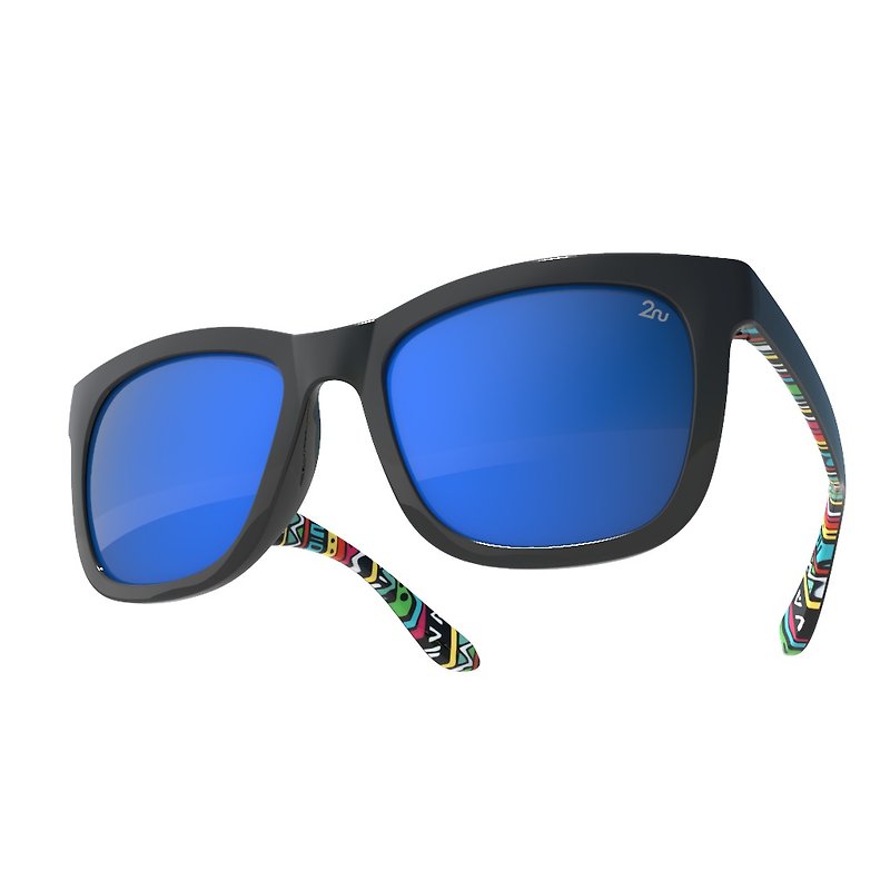 2NU  - ファンシー2サングラス - ブルー - 眼鏡・フレーム - プラスチック ブルー