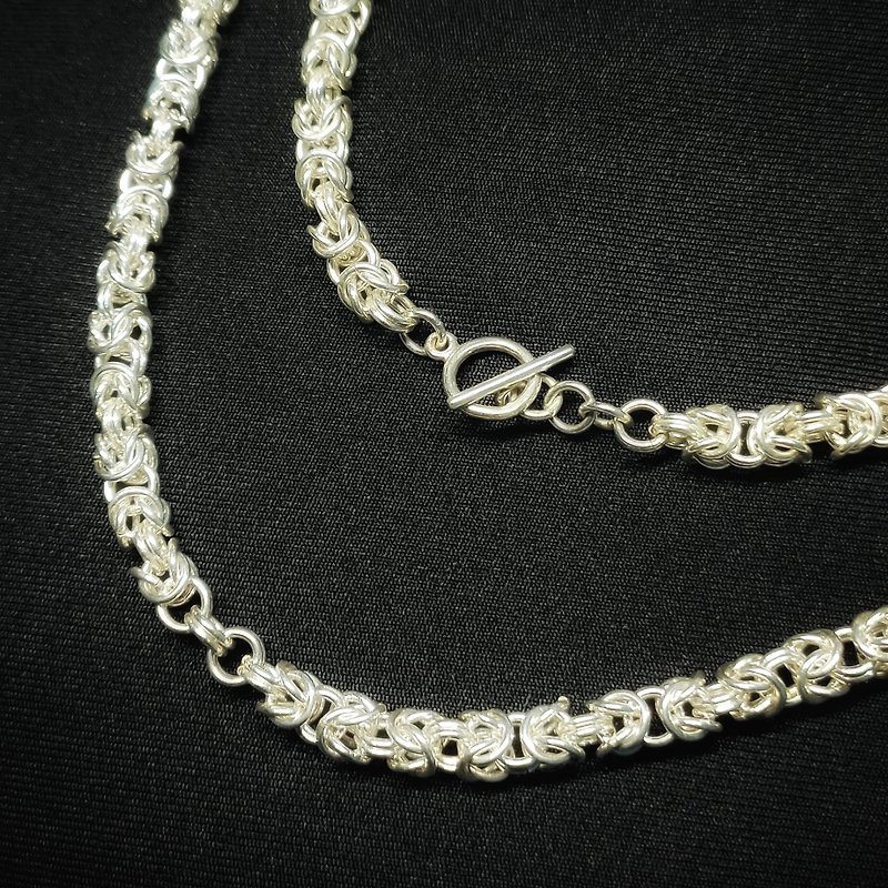 Shiqing Metalworking | Byzantine Silver| - Necklaces - Sterling Silver Silver