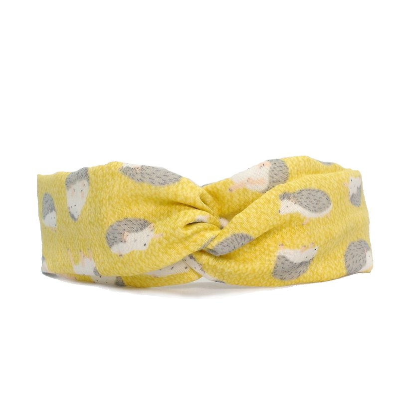 Soft thorny goose yellow section | hair band - Hair Accessories - Cotton & Hemp Yellow