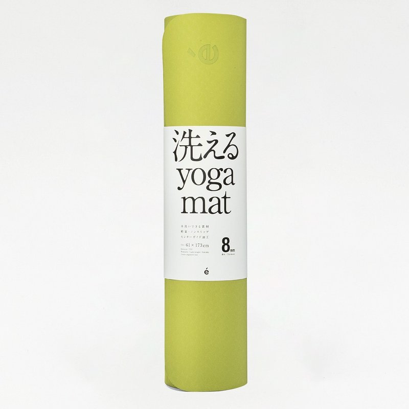 Erugam好洗瑜珈墊8mm 無毒瑜珈器材 運動用品 瑜伽墊 禮物 - 瑜珈墊 - 橡膠 綠色