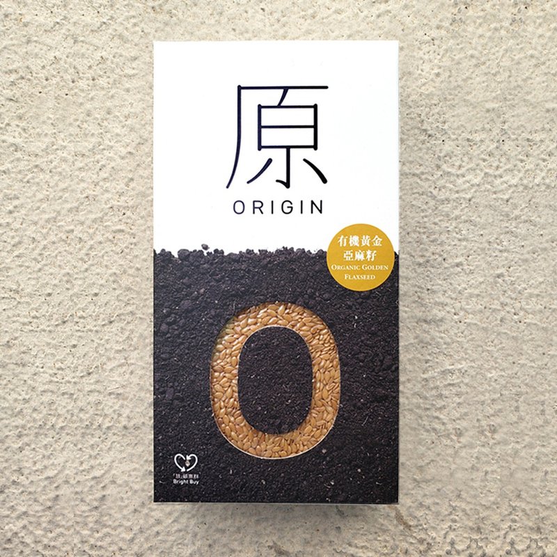 Origin - Organic Golden Flaxseed - ธัญพืชและข้าว - พืช/ดอกไม้ 