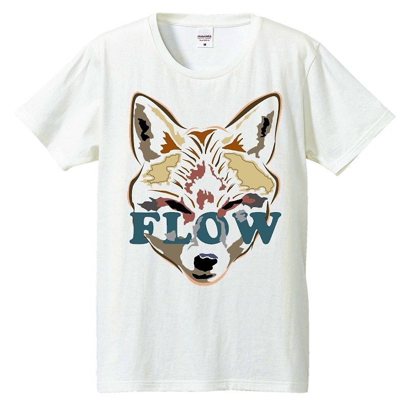 Tシャツ / FLOW - Tシャツ メンズ - コットン・麻 ホワイト