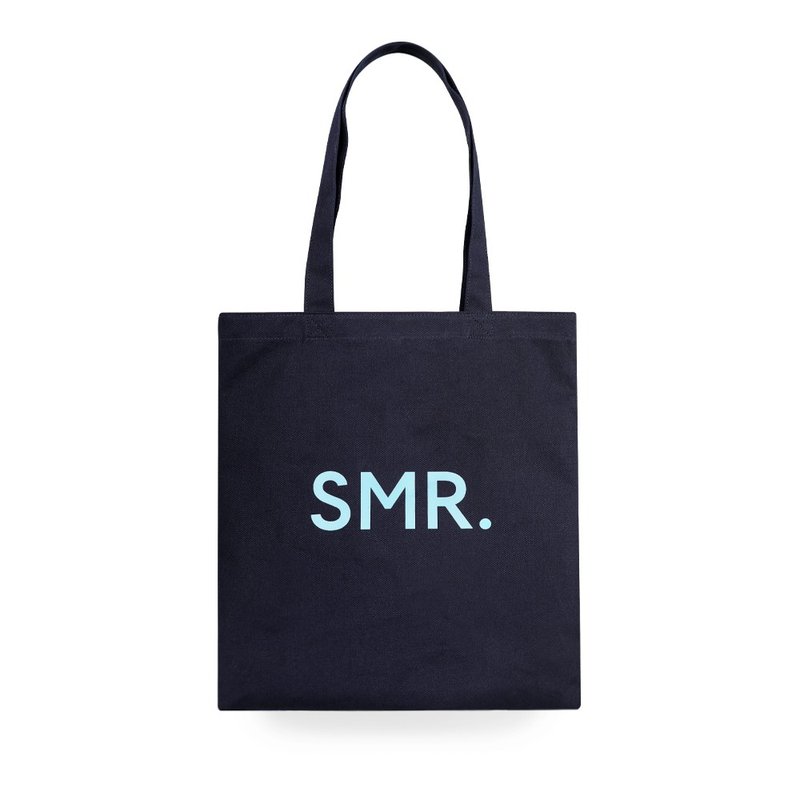 SMR point eco bag_navy - 手提包/手提袋 - 其他材質 多色