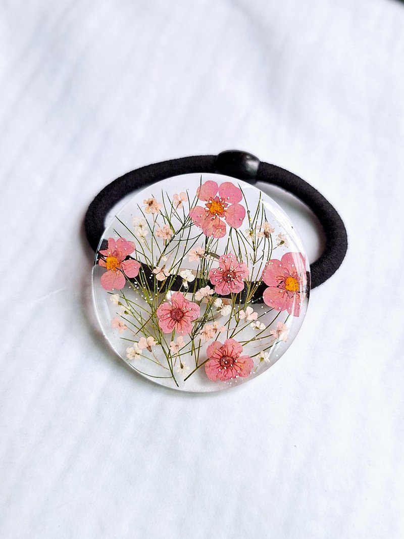 客戶專屬訂單 I 手作押花飾品 | 髮帶飾品 - 髮夾/髮圈 - 樹脂 多色