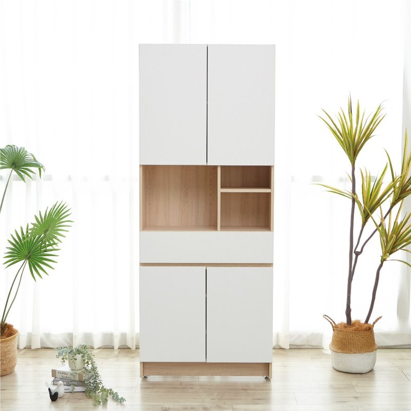 Starry 中空玄関収納キャビネット/ストレージキャビネット（システムボード/カスタマイズ可能） - その他の家具 - 木製 カーキ