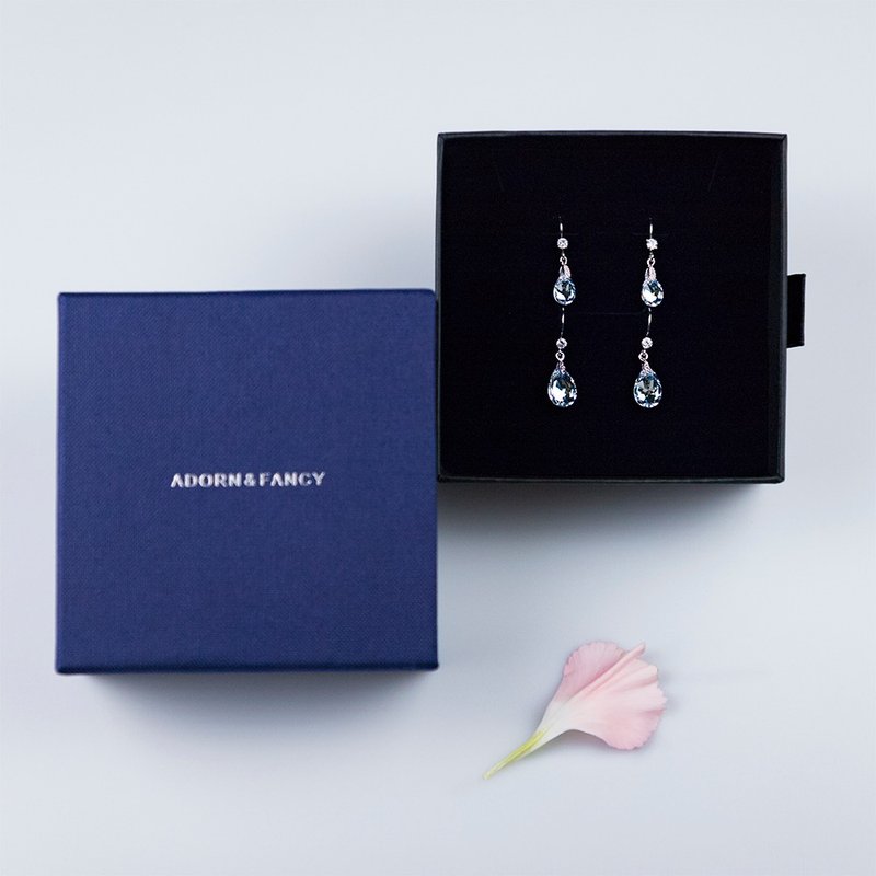 [Limited Set] Revive (Small Earrings + Medium Earrings) Mother’s Day Gift Mother’s Day Gift - ต่างหู - คริสตัล หลากหลายสี