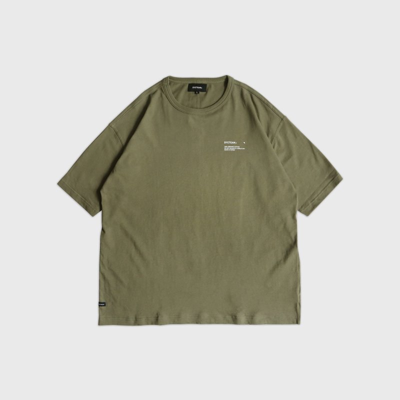 DYCTEAM - organic loose tee (green) - 男 T 恤 - 棉．麻 綠色