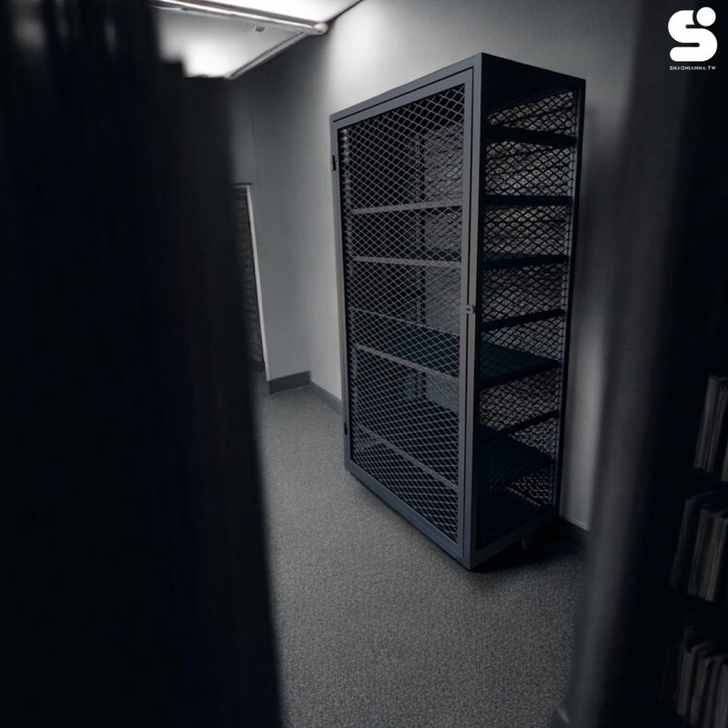 Adjustable Shelf Storage Cabinet 150x90x50 Matte Black 4-Tier Adjustable Equipment Storage Rack - ชั้นวาง/ตะกร้า - โลหะ สีดำ