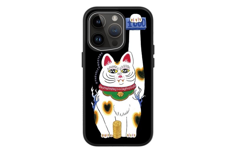 Lucky Fairy Cat | Phone Case | Out of Stock Need Pre-Order | THEVOLCANO Volcano Shop - Phone Cases - Plastic Black