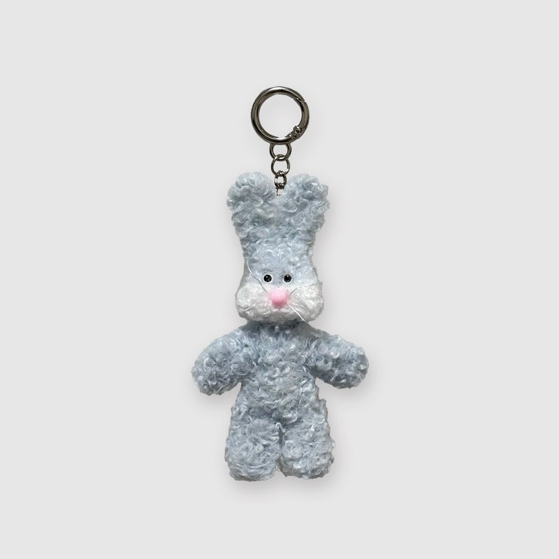 Blue Bunny keyring - 鑰匙圈/鑰匙包 - 壓克力 藍色