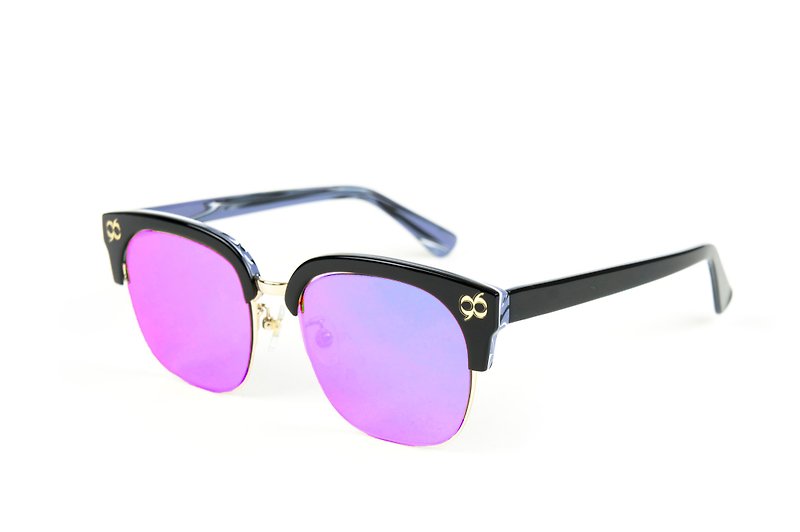 BEING Fashion Sunglasses-Purple (Mineral Purple Psychedelic) / You can also try on at home, please make an appointment - กรอบแว่นตา - วัสดุอื่นๆ สีม่วง