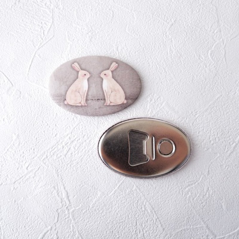 マグネット栓抜き(ウサギたち) - 廚具 - 其他金屬 