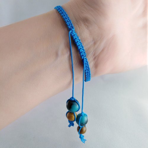 サンゴと樹脂のシャンバラブレスレット - ショップ MikeMBracelets ブレスレット - Pinkoi