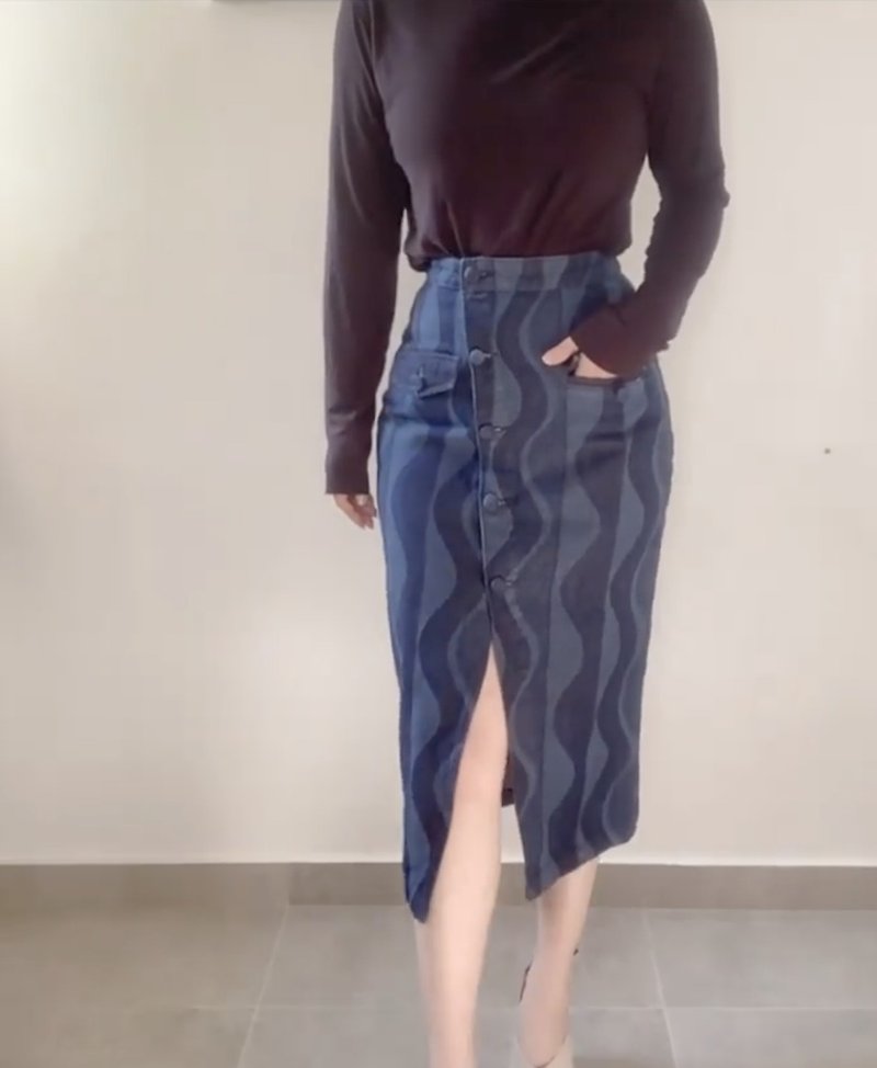 Poppy Denim Skirt - Skirts - Other Materials Blue