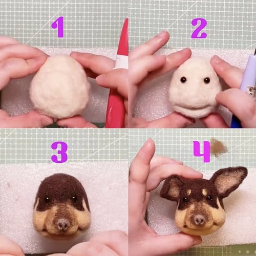 オーダーメイド　ペットドール 楽天市場】犬 猫 オーダーメイド 人形 お顔 植毛可能 ペット