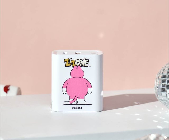にょんページ ZIZONEピンクキャットピンゴ USB3.0+PD20W デュアルホール充電器