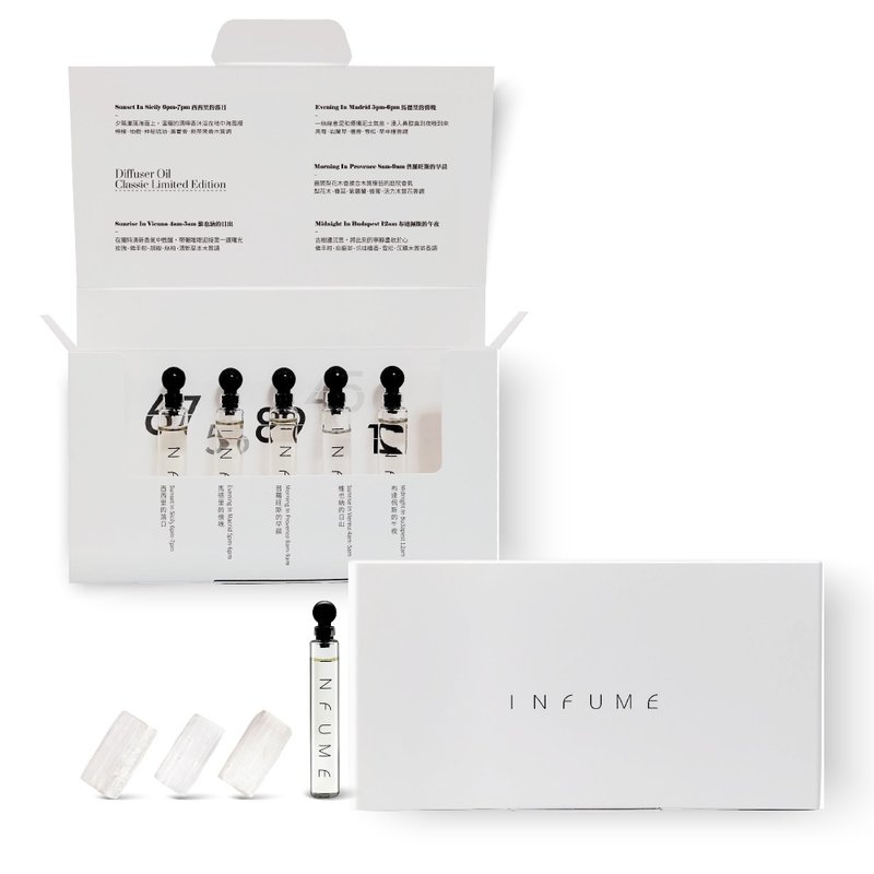 INFUME classic fragrance gift box set (free Stone*3) - น้ำหอม - น้ำมันหอม สีใส