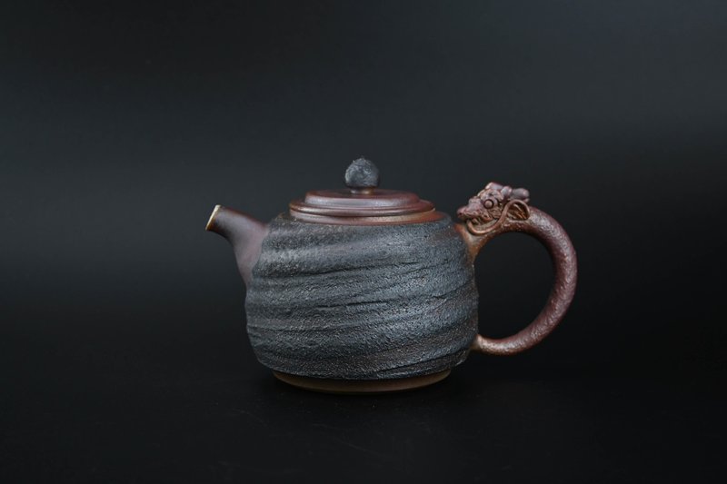 D-O 甲辰龍年限定款 手工壺 柴燒壺 茶壺【臻麟陶藝】 - 茶壺/茶杯/茶具 - 陶 