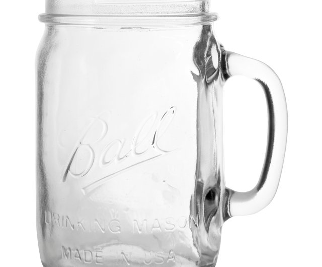 Ball Mason Jar Mason jar set _24oz wide mouth mug*2+ wide mouth straw cup  set*1 - Shop Tastelife Mugs - Pinkoi