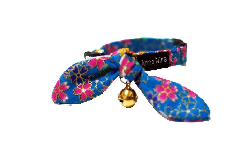 [AnnaNina] Pet Dog Collar Biplane Kelly Towel S~2L - Collars & Leashes - Cotton & Hemp 