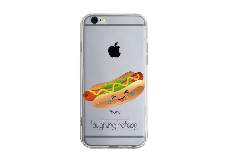 Ordered hot dogs mouth smiled transparent Samsung S5 S6 S7 note4 note5 iPhone 5 5s 6 6s 6 plus 7 7 plus ASUS HTC m9 Sony LG g4 g5 v10 phone shell mobile phone sets phone shell phonecase - Phone Cases - Plastic Multicolor