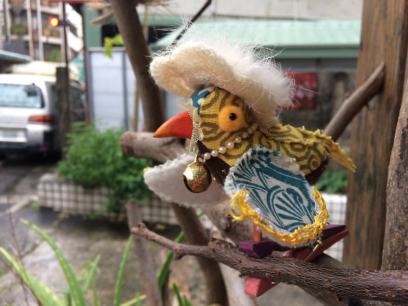 機關玩具–小鳥系列 - 裝飾/擺設  - 棉．麻 多色