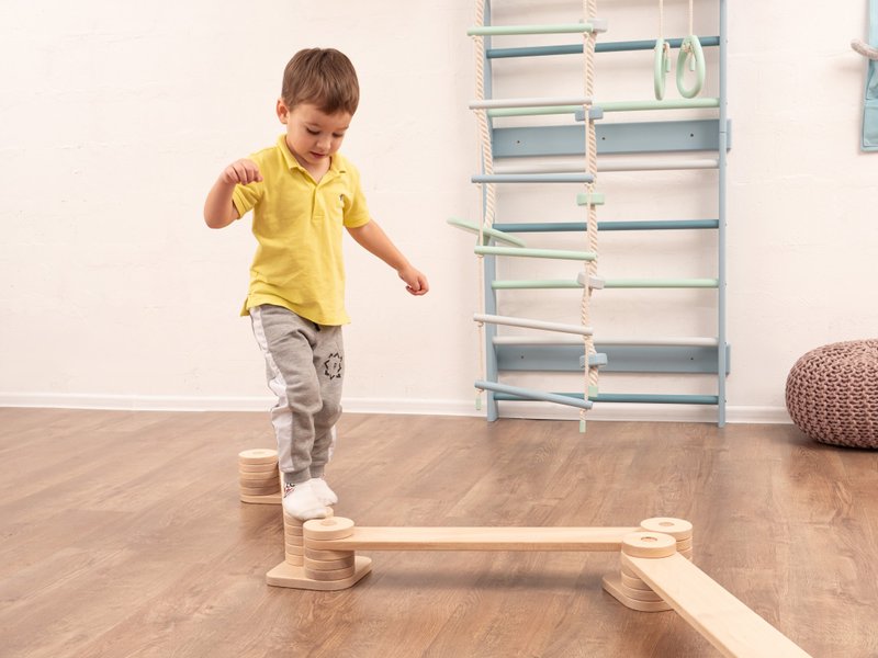 Transformable Balance Beam Set - Kids' Toys - Wood 