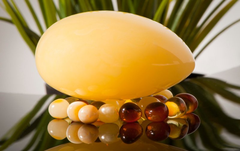 Large Yellow Pendant - A Statement of Style and Vibrancy - Necklaces - Semi-Precious Stones Yellow