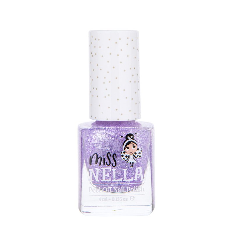 UK【Miss NELLA】Children's Water-based Peel-off Safe Nail Polish - Beautiful Taro MN47 - Nail Polish & Acrylic Nails - Other Materials Purple