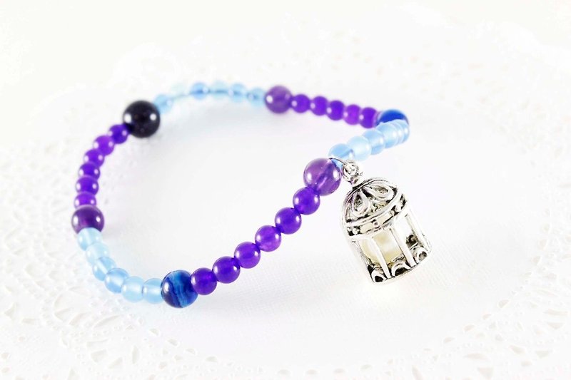 Infinite Potential Purple Chalcedony Bracelet - Bracelets - Gemstone Purple