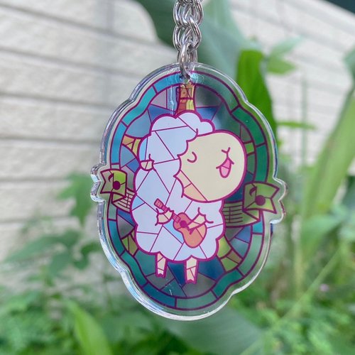 ステンドグラス　キーホルダー ステンドグラス風キーホルダー | mobilitystation