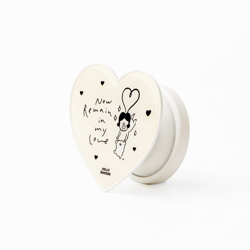 哈囉登登系列 Heart智能捲線手機支架  01 .愛心登登 - 手機配件 - 其他材質 