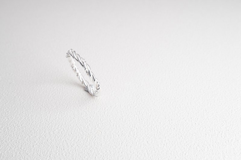 【麻花系列】純銀戒指 Silver Ring - 戒指 - 純銀 