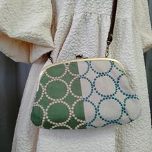 ミナペルホネン anemone+forestwave 巾着リボン　トートバッグ 巾着バッグ＊ミナペルホネン forest wave +anemone