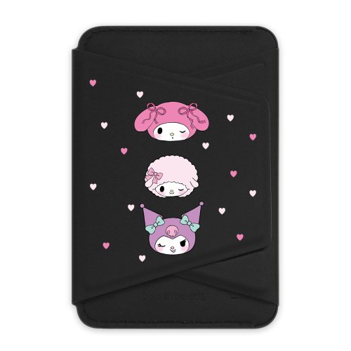 LANI's 風格防摔手機殼 Piano 彼安諾 集美們 黑色款 支架磁吸卡包 小牛皮感 手機支架