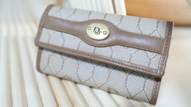 Christian Dior 迪奧中古零錢包/古董包 - 零錢包/小錢包 - 其他材質 灰色