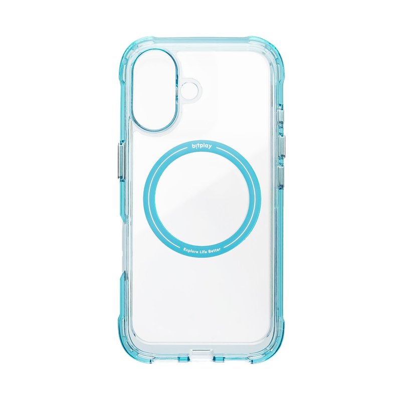 【bitplay】磁吸透彩殼 for iPhone 16 Series 晴空藍 手機殼 - 手機殼/手機套 - 其他材質 多色