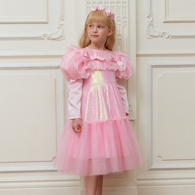 芭比连衣裙 - 粉色 - 童裝禮服 - 其他材質 